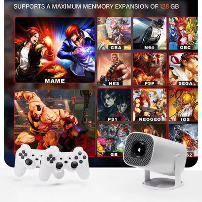 Console Cast™ 4K Ultra HD Retro Projector W