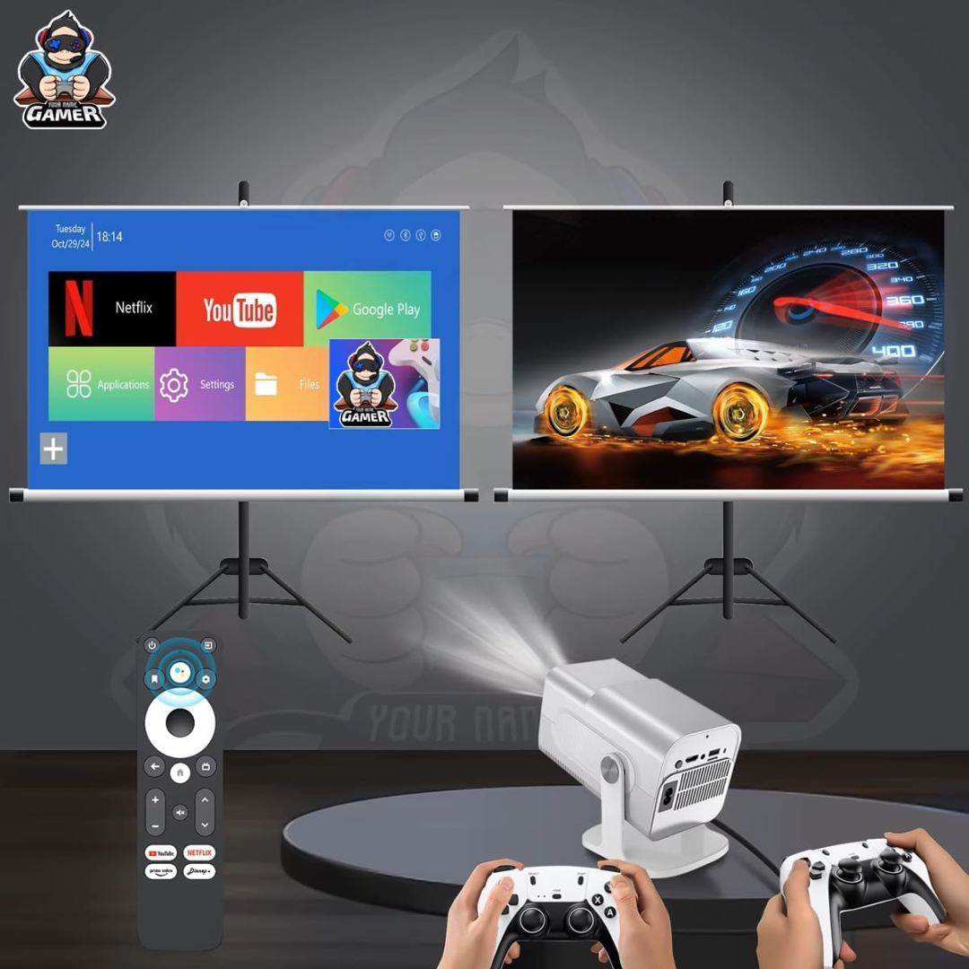 Console Cast™ 4K Ultra HD Retro Projector White